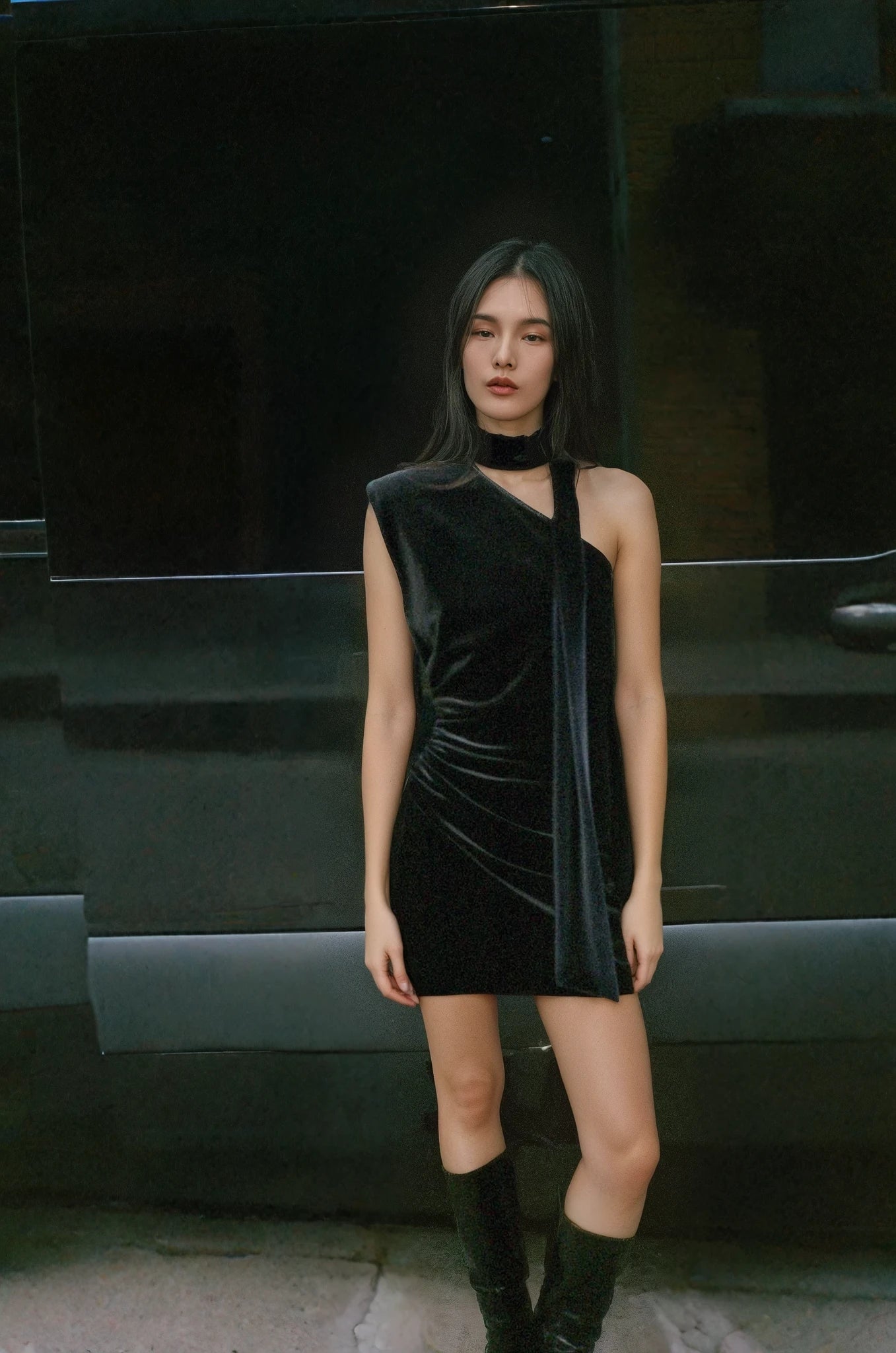 Lady Velvet Mini Dress