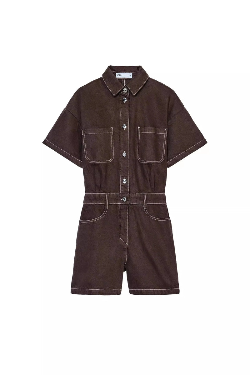 Trucker Playsuit