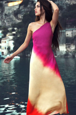 Coral Glow Dress