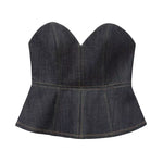 Blue jean baby set