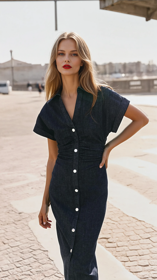 Denim Commute Dress