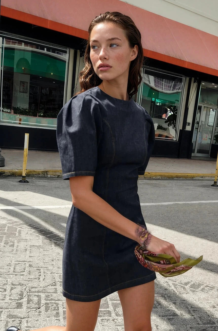 Alabama Denim Mini Dress