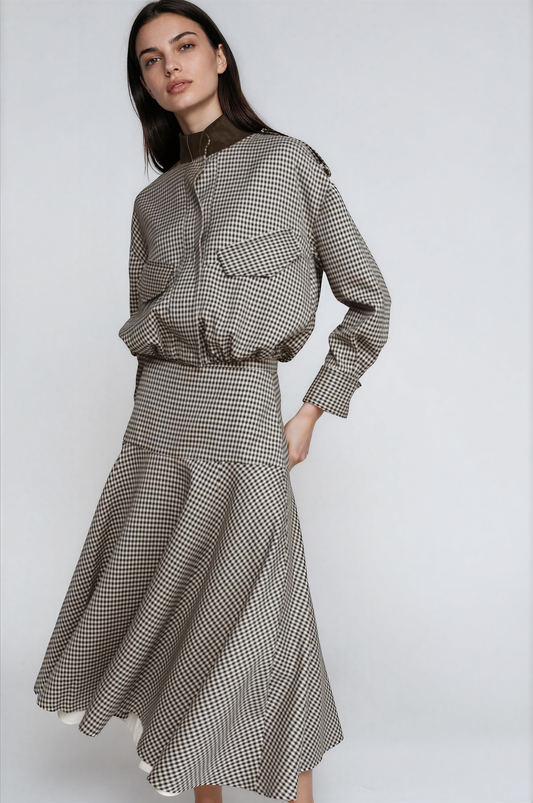 Check Mate Skirt Set
