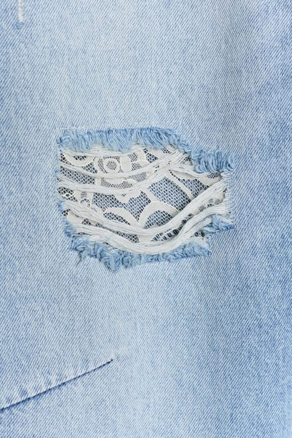 Lace and Luck Denim Set