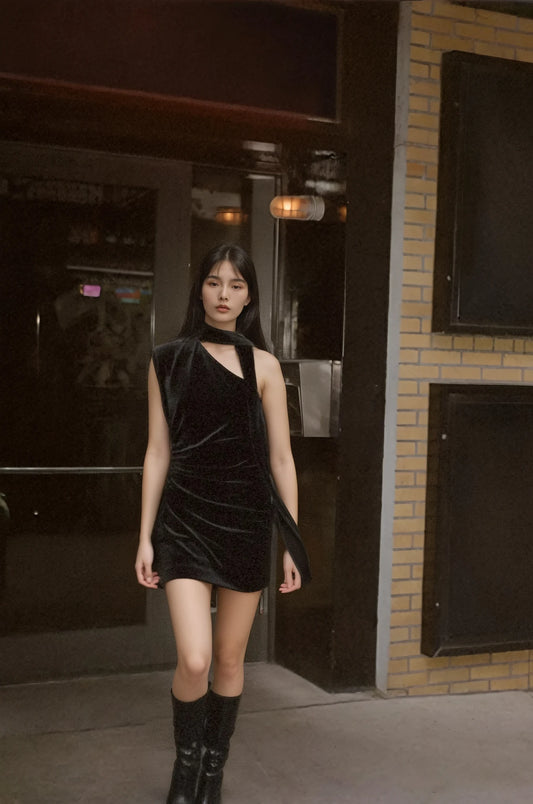 Lady Velvet Mini Dress