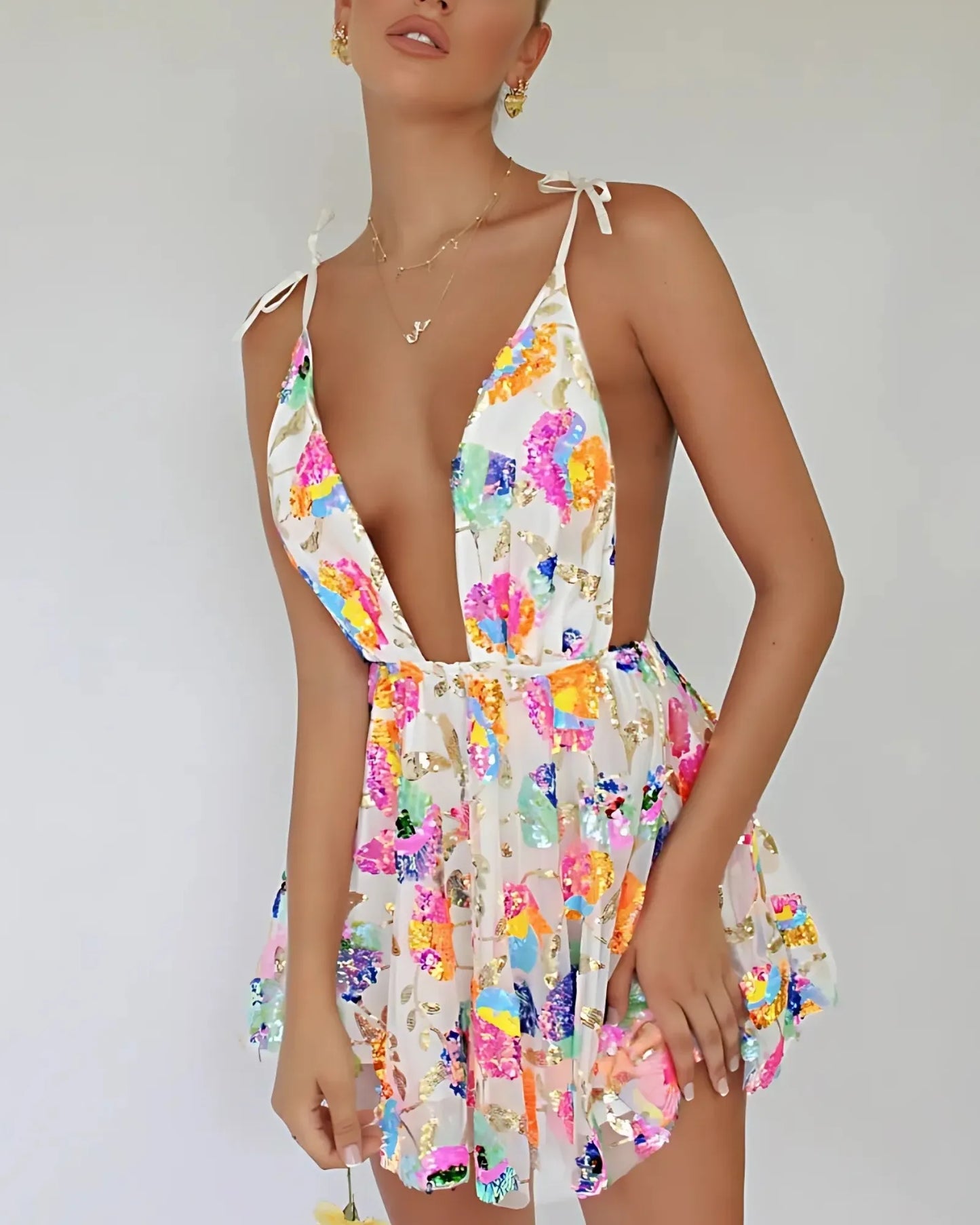 Run Away with the Circus Mini Dress White