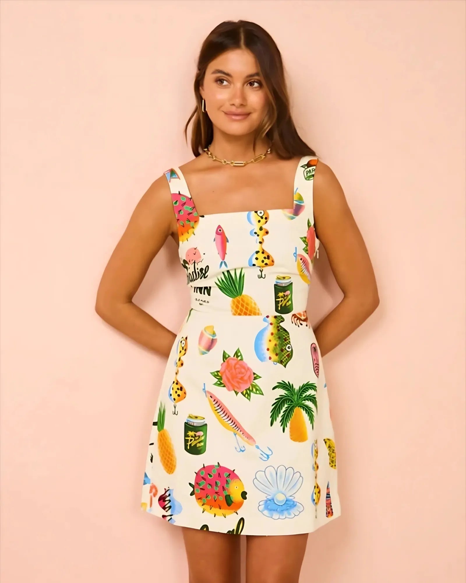 Savanna Dress White