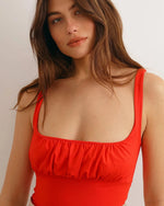 Indigo Top Red
