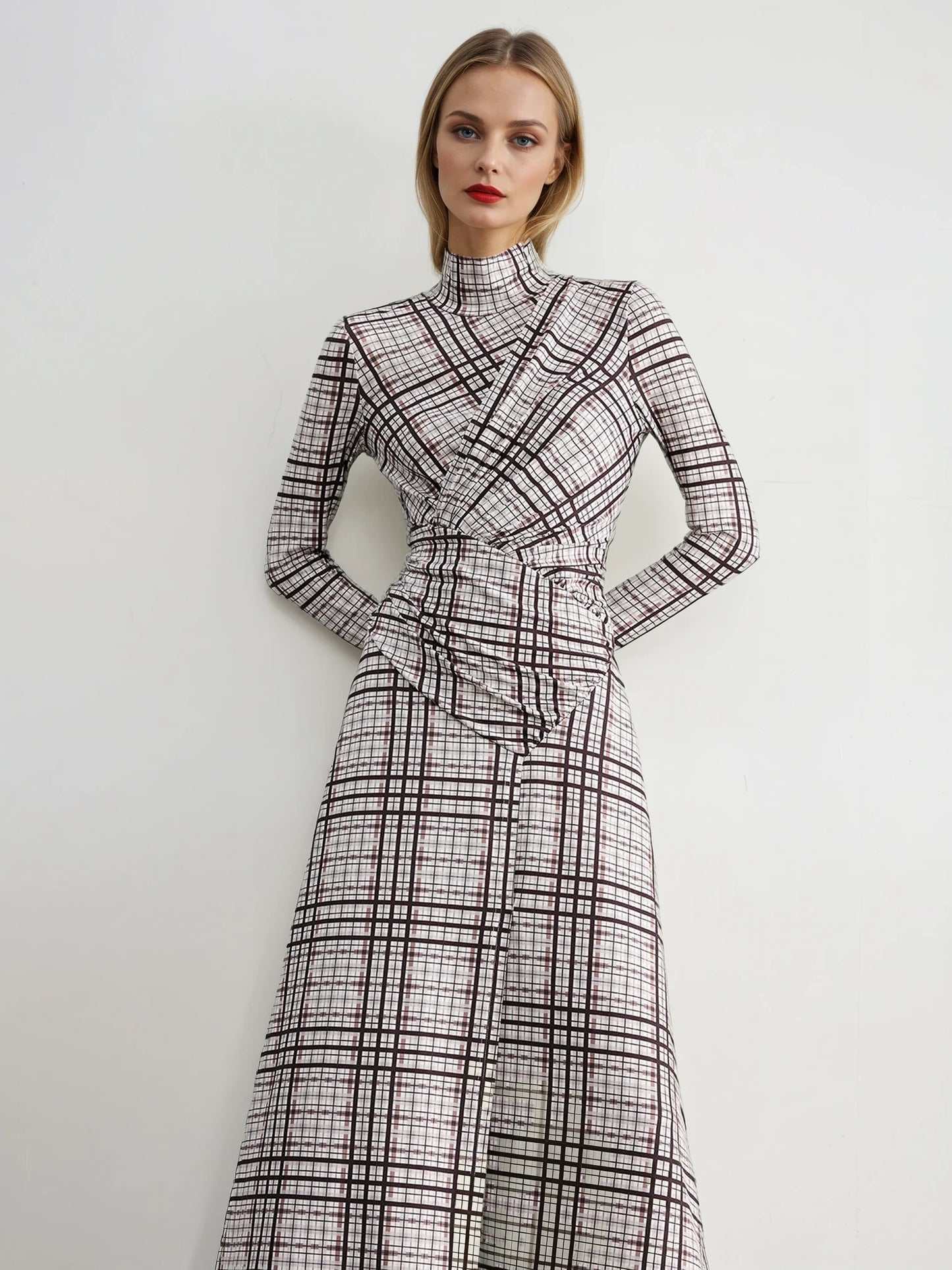 Zarry Plaid Dress