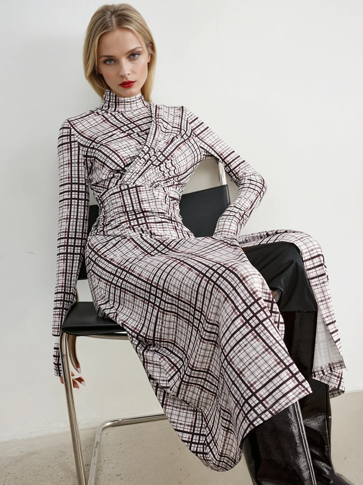 Zarry Plaid Dress