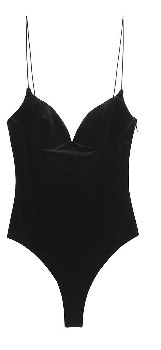 Carter Velvet Bodysuit