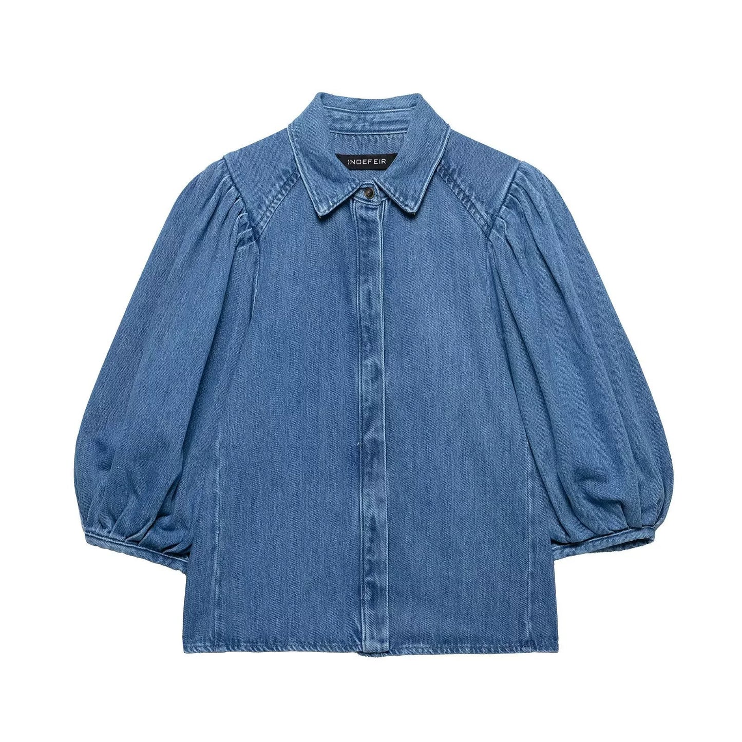 Denim Girlie Top
