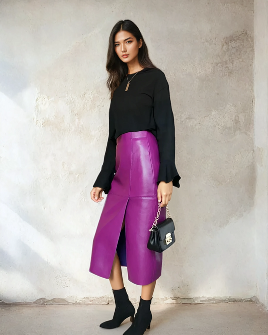 Candy Leather Skirt