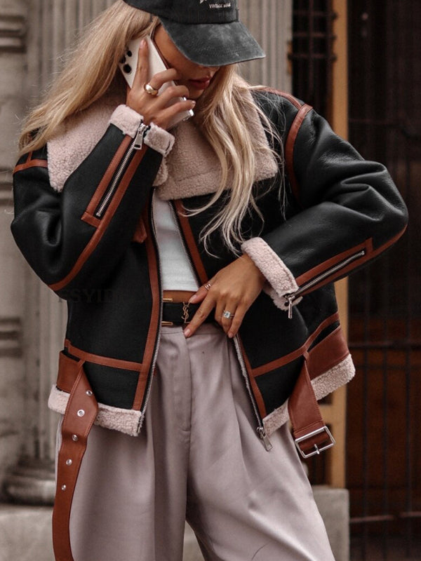 Who’s That Girl™ Moto Jacket Black