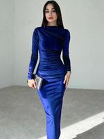 Elena Dress Blue