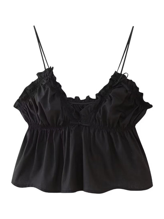 Eden Bow Cami Black