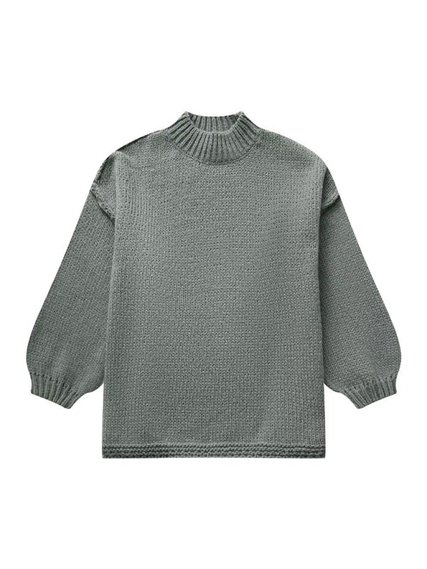 Cleo Sweater Green black jasper