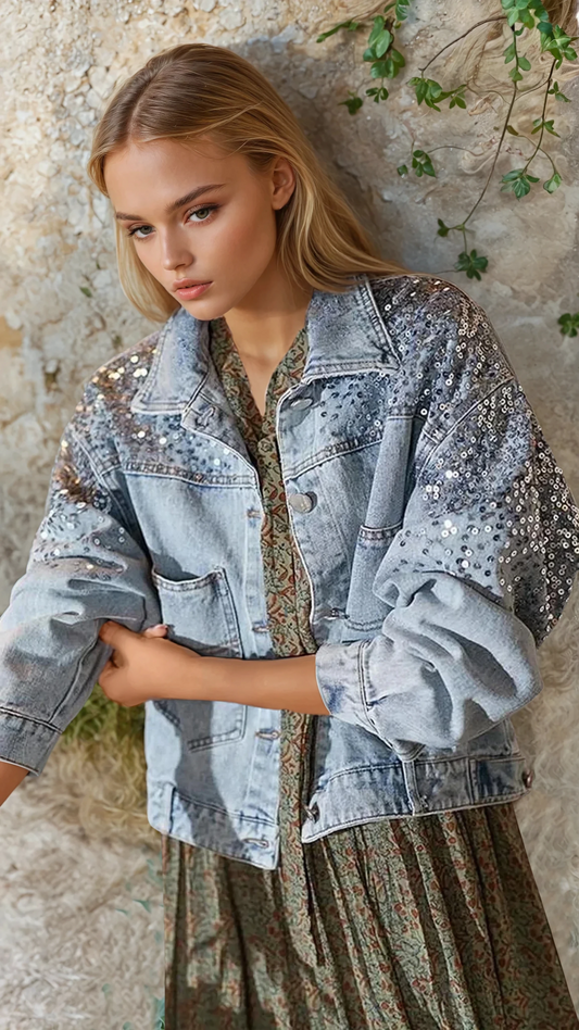 Shine on Denim Jacket