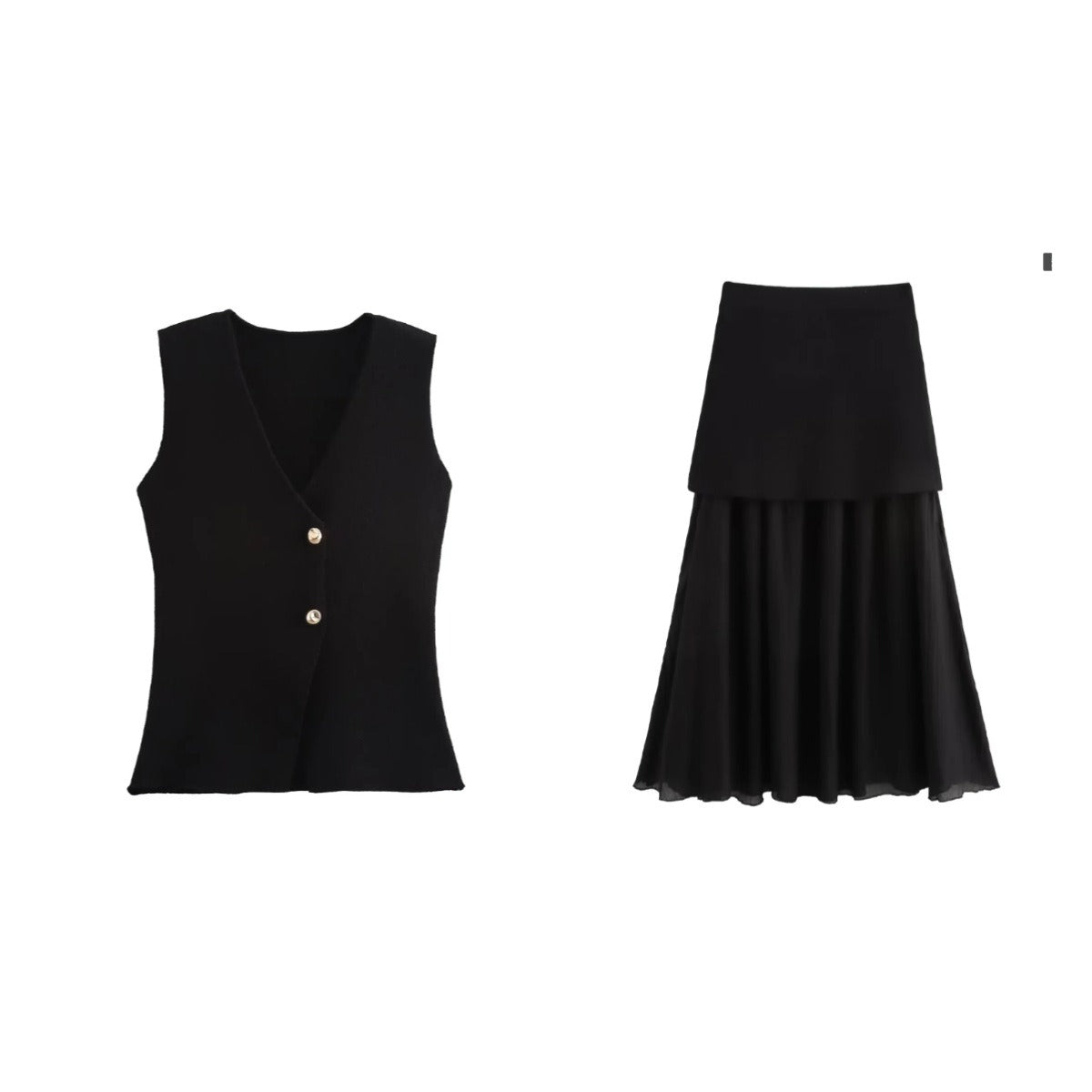 I'm a Numbers Girl Set - Black