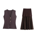 I'm a Numbers Girl Set - Brown